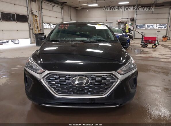 KMHC65LC8LU228643 2020 HYUNDAI IONIQ HYBRID Black Widok zestawu wskaźników