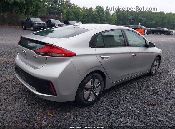 KMHC65LC9JU076238 2018 HYUNDAI IONIQ HYBRID Silver უკანა მარჯვენა