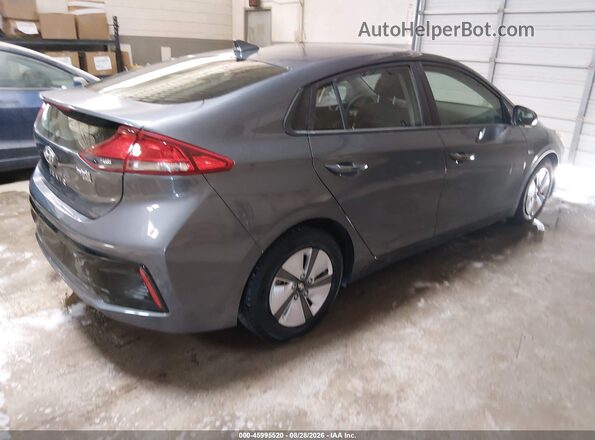 KMHC65LC9JU100263 2018 HYUNDAI IONIQ HYBRID Серый Задняя правая четверть