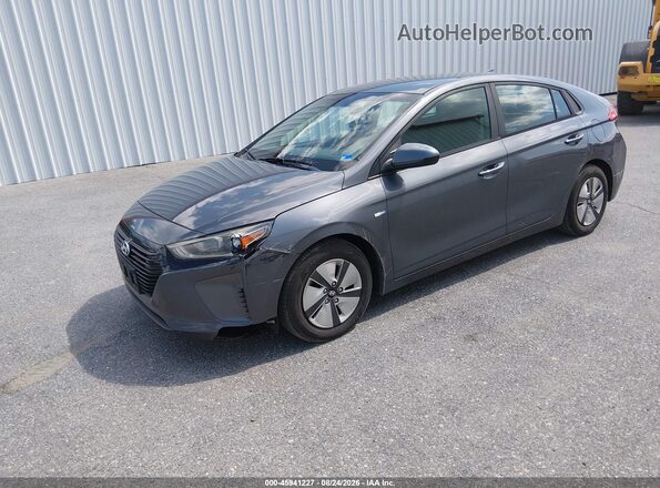 KMHC65LC9KU107862 2019 HYUNDAI IONIQ HYBRID Gray წინა მარცხენა ხედი სამი მეოთხედიდან