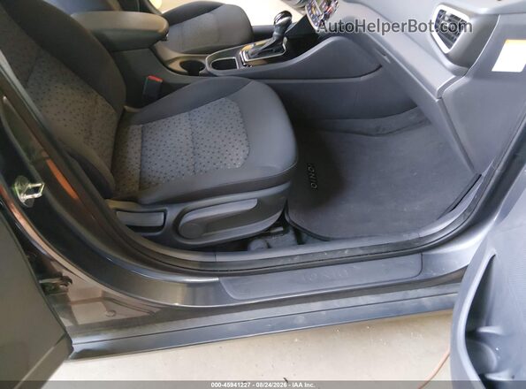 KMHC65LC9KU107862 2019 HYUNDAI IONIQ HYBRID Gray წინა სალონის ხედი