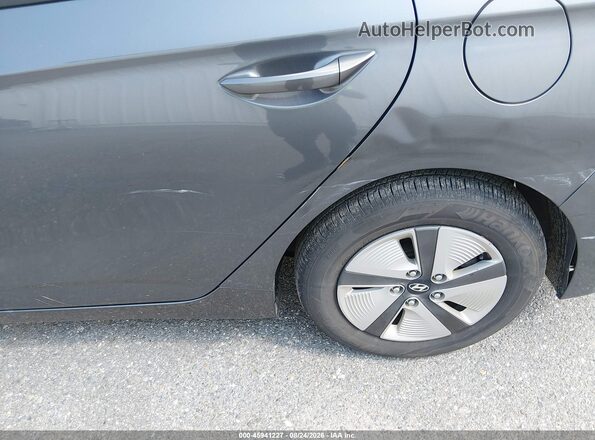 KMHC65LC9KU107862 2019 HYUNDAI IONIQ HYBRID Gray უკანა სალონის ხედი
