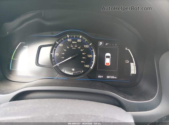 KMHC65LC9KU107862 2019 HYUNDAI IONIQ HYBRID Gray 