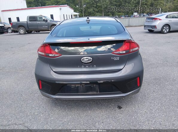 KMHC65LC9KU107862 2019 HYUNDAI IONIQ HYBRID Gray 