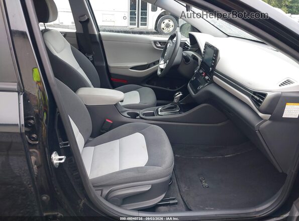 KMHC65LC9LU232569 2020 HYUNDAI IONIQ HYBRID Black Widok wnętrza z przodu