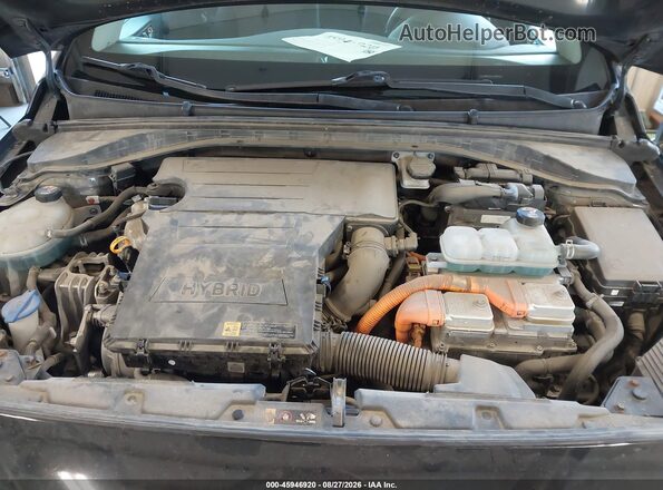 KMHC65LCXJU099723 2018 HYUNDAI IONIQ HYBRID Black Հետևի տեսք