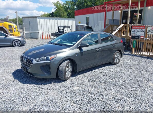 KMHC65LCXLU219927 2020 HYUNDAI IONIQ HYBRID Gray წინა მარცხენა ხედი სამი მეოთხედიდან