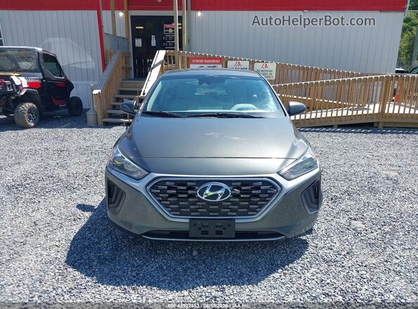 KMHC65LCXLU219927 2020 HYUNDAI IONIQ HYBRID Gray ხელსაწყოთა პანელის ხედი