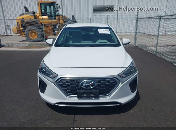 KMHC65LCXLU232533 2020 HYUNDAI IONIQ HYBRID White Вид щитка приладів