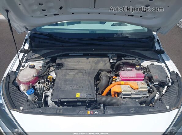 KMHC65LCXLU232533 2020 HYUNDAI IONIQ HYBRID White Вид ззаду
