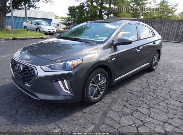 KMHC65LD5LU219729 2020 HYUNDAI IONIQ PLUG-IN HYBRID Серый Передняя левая четверть