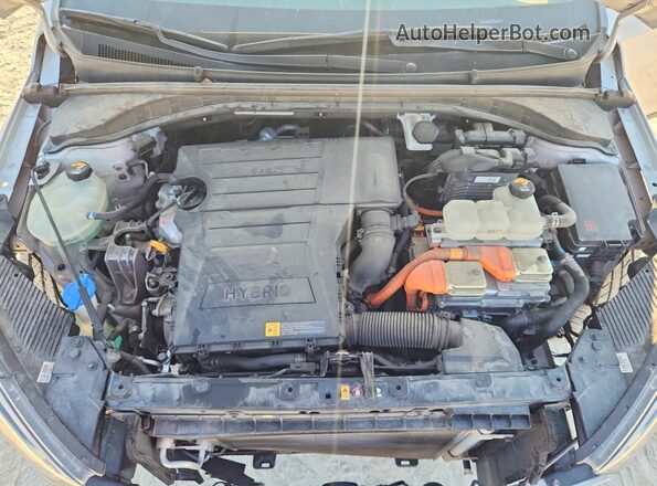 KMHC75LC1JU103333 2018 HYUNDAI IONIQ Серебряный Вид задней части салона