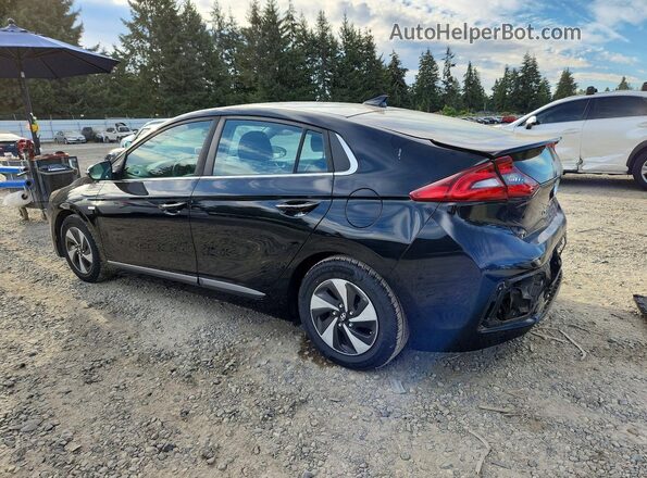 KMHC75LC5KU117785 2019 HYUNDAI IONIQ Black უკანა მარცხენა