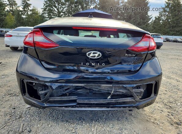 KMHC75LC5KU117785 2019 HYUNDAI IONIQ Black უკანა ხედი