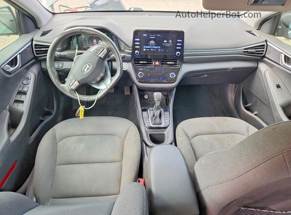 KMHC75LC8NU282718 2022 HYUNDAI IONIQ Gray Vista del salpicadero