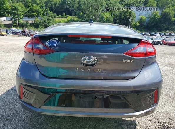KMHC75LCXJU096222 2018 HYUNDAI IONIQ Угольный Вид сзади