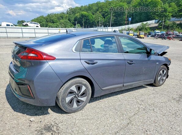 KMHC75LCXJU096222 2018 HYUNDAI IONIQ Угольный Задняя правая четверть