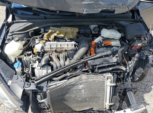 KMHC75LCXJU096222 2018 HYUNDAI IONIQ Угольный Вид задней части салона