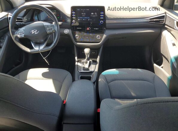 KMHC75LD3MU250329 2021 HYUNDAI IONIQ Black Առջևի վահանակի տեսք