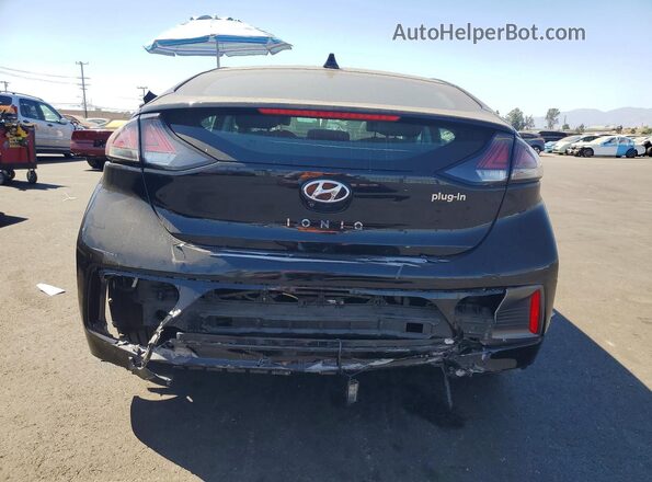 KMHC75LD3MU250329 2021 HYUNDAI IONIQ Black Հետևի տեսք
