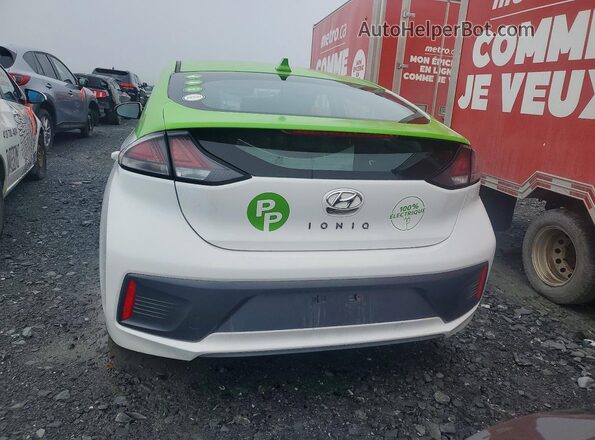 KMHC75LJ6LU072971 2020 HYUNDAI IONIQ White Հետևի տեսք