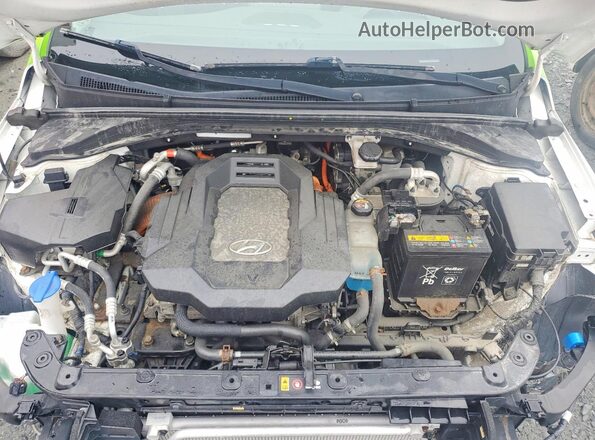 KMHC75LJ6LU072971 2020 HYUNDAI IONIQ White Սալոնի հետևի տեսք