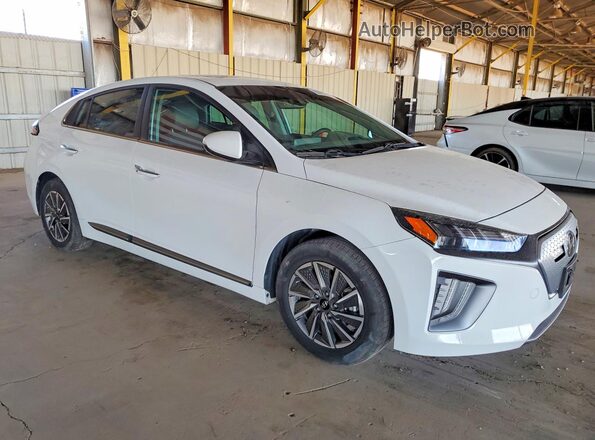 KMHC85LJ1MU081897 2021 HYUNDAI IONIQ Белый Передняя правая четверть