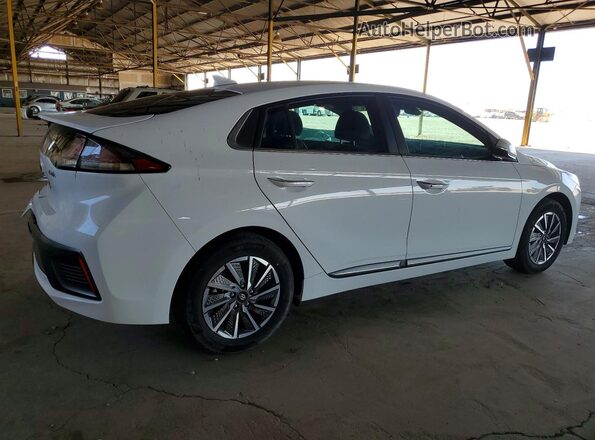 KMHC85LJ1MU081897 2021 HYUNDAI IONIQ Белый Задняя правая четверть