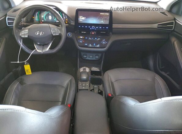 KMHC85LJ1MU081897 2021 HYUNDAI IONIQ Белый Вид панели приборов