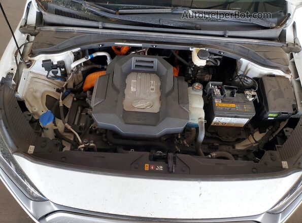 KMHC85LJ1MU081897 2021 HYUNDAI IONIQ Белый Вид задней части салона