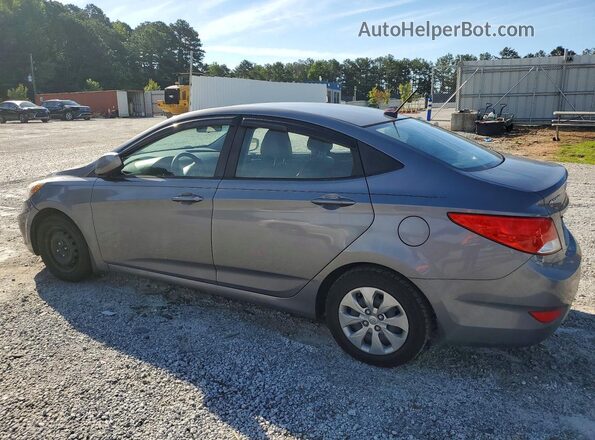 KMHCT4AE0GU163994 2016 HYUNDAI ACCENT Gray Rear left