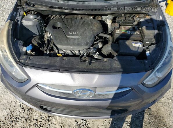 KMHCT4AE0GU163994 2016 HYUNDAI ACCENT Gray Rear interior view