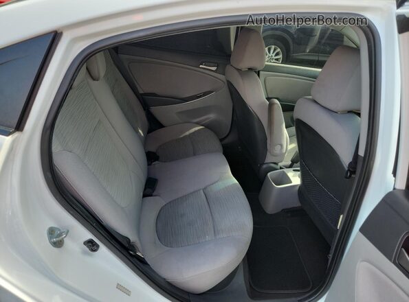 KMHCT4AE0HU240512 2017 HYUNDAI ACCENT Белый Вид задних сидений