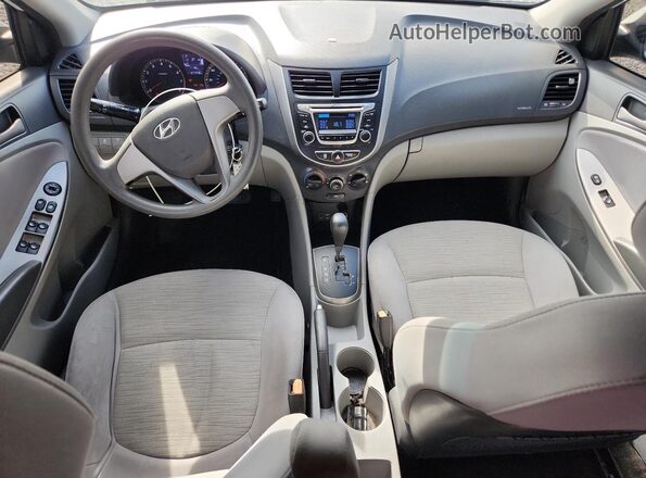 KMHCT4AE0HU240512 2017 HYUNDAI ACCENT Белый Вид панели приборов