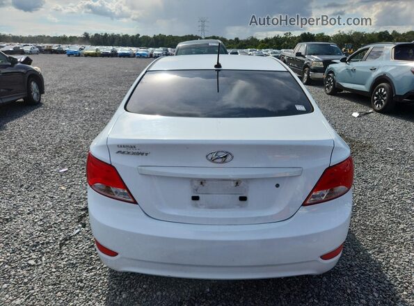 KMHCT4AE0HU240512 2017 HYUNDAI ACCENT Белый Вид сзади