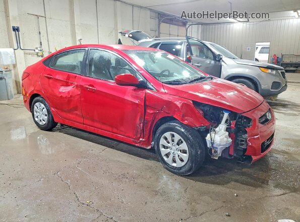KMHCT4AE0HU266012 2017 HYUNDAI ACCENT Красный Передняя правая четверть