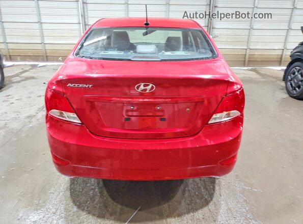 KMHCT4AE0HU266012 2017 HYUNDAI ACCENT Красный Вид сзади