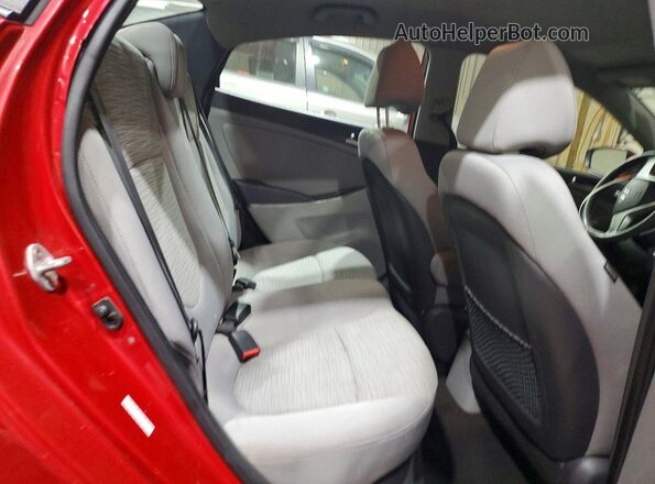KMHCT4AE0HU266012 2017 HYUNDAI ACCENT Красный Вид задних сидений