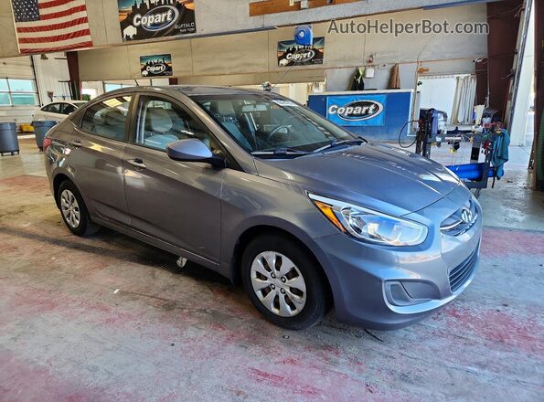 KMHCT4AE1GU043511 2016 HYUNDAI ACCENT Charcoal Передня права чверть