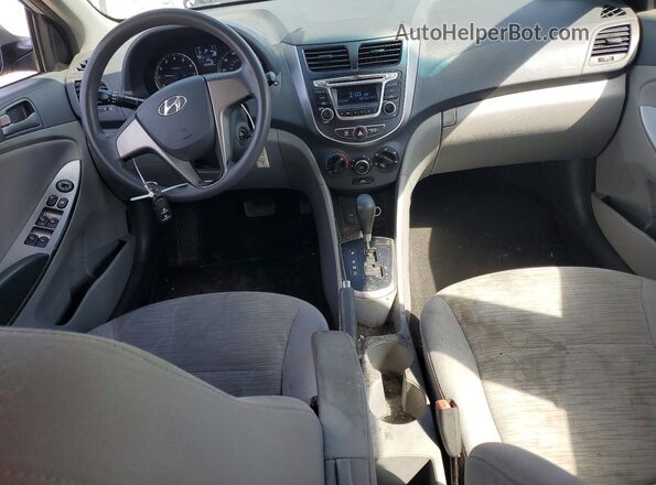 KMHCT4AE1GU075942 2016 HYUNDAI ACCENT Silver Dashboard view