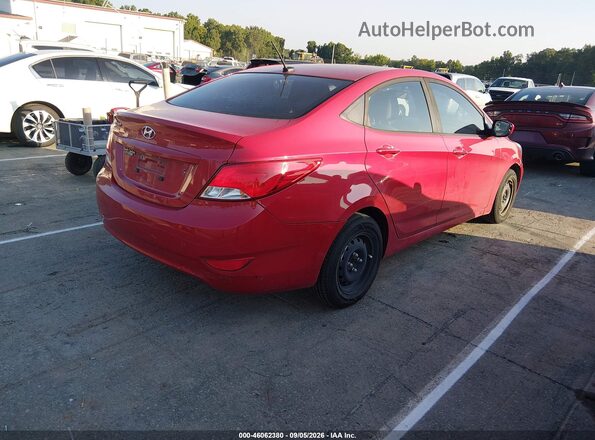 KMHCT4AE1GU120703 2016 HYUNDAI ACCENT Red Tył prawy