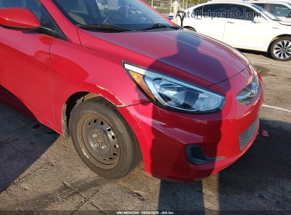 KMHCT4AE1GU120703 2016 HYUNDAI ACCENT Red Widok zestawu wskaźników