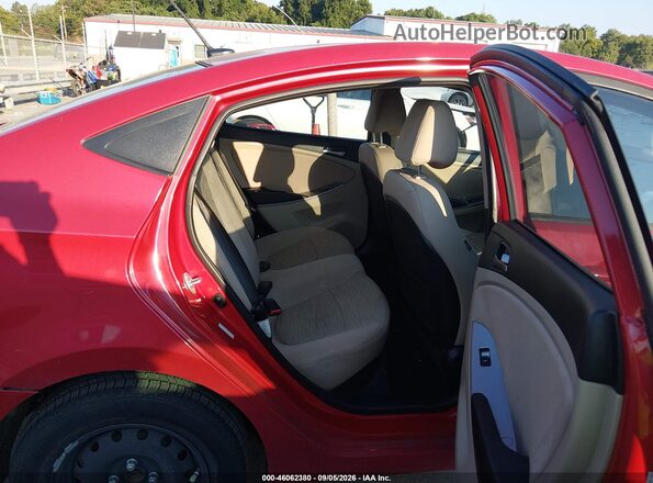 KMHCT4AE1GU120703 2016 HYUNDAI ACCENT Red Widok naklejki z numerem VIN