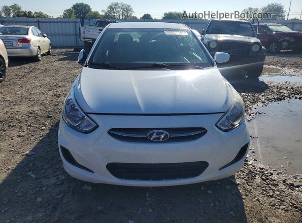 KMHCT4AE1HU175122 2017 HYUNDAI ACCENT White Դիմացի տեսք