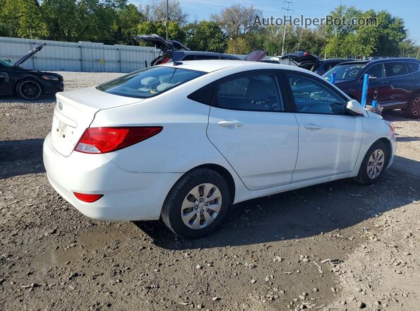KMHCT4AE1HU175122 2017 HYUNDAI ACCENT White Հետևի աջ