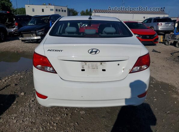 KMHCT4AE1HU175122 2017 HYUNDAI ACCENT White Հետևի տեսք