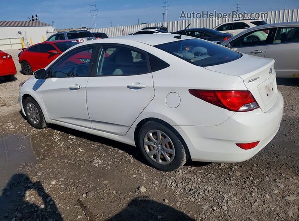 KMHCT4AE1HU175122 2017 HYUNDAI ACCENT White Հետևի ձախ