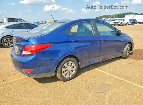 KMHCT4AE1HU237389 2017 HYUNDAI ACCENT Blue Tył prawy