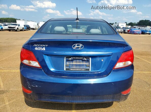 KMHCT4AE1HU237389 2017 HYUNDAI ACCENT Blue Widok z tyłu