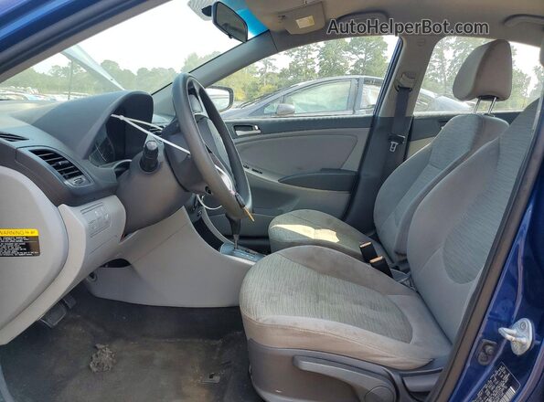 KMHCT4AE1HU237389 2017 HYUNDAI ACCENT Blue Widok wnętrza z przodu